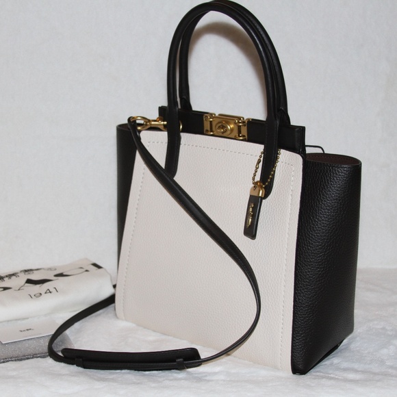 NWT COACH 1941 Troupe Tote Leather Purse Handbag - Picture 3 of 7